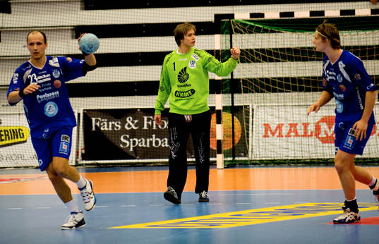 Espen Christensen, målvakt, H43. Jubel