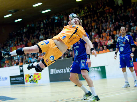 Love Asplund, Kristianstad och Linus Persson, H43