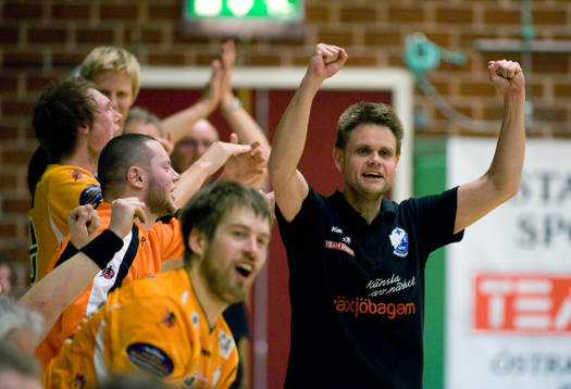 Slut, Kenneth Andersson, tränare och IFK Kristianstad jubel