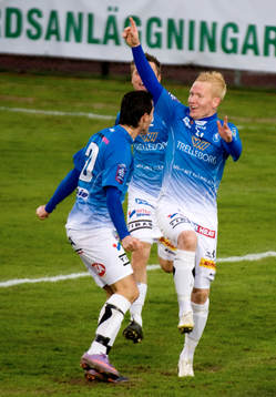 Mattias Adelstam, Trelleborg. Jubel