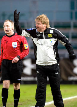 Peter Swärdh, Mjällby. Tränare