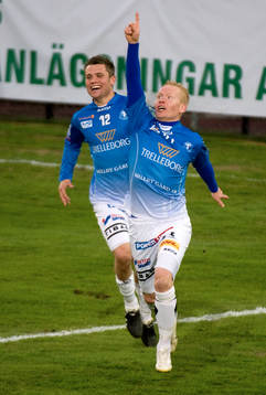 Mattias Adelstam, Trelleborg. Jubel