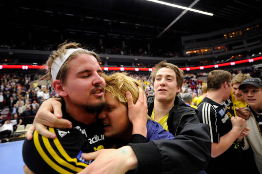 Victor Fridén,  Jubel, glädje, SM-guld, Svenska Mästare