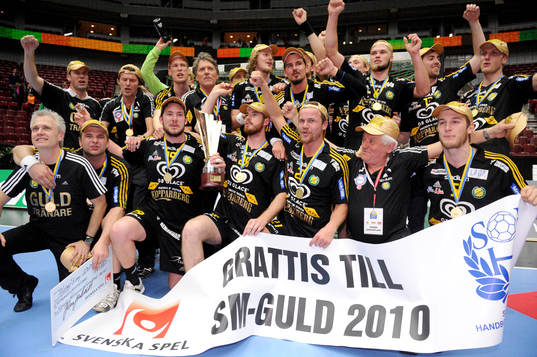 Sävehof  Jubel, glädje, pokal, SM-guld, Svenska Mästare,