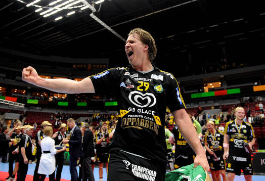 Emil Berggren, Sävehof.  Jubel, glädje, SM-guld, Svenska