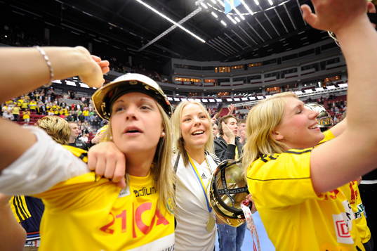 Sävehof  Jubel, glädje, SM-guld, Svenska Mästare på