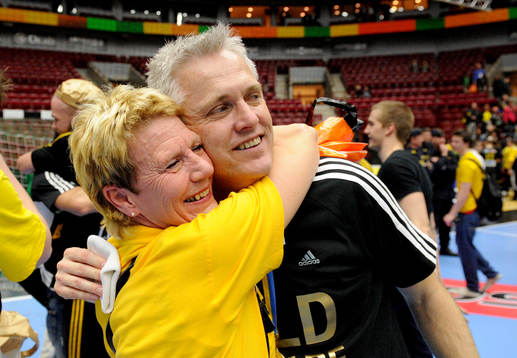 Sävehof  Jubel, glädje, pokal, SM-guld, Svenska Mästare.