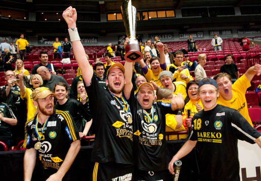 Jubel, glädje, pokal, SM-guld, Svenska Mästare