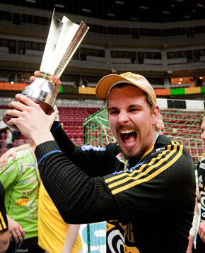Viktor Fridén,  Jubel, glädje, pokal, SM-guld, Svenska