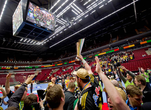 Sävehof,  Jubel, glädje, pokal, SM-guld, Svenska Mästare