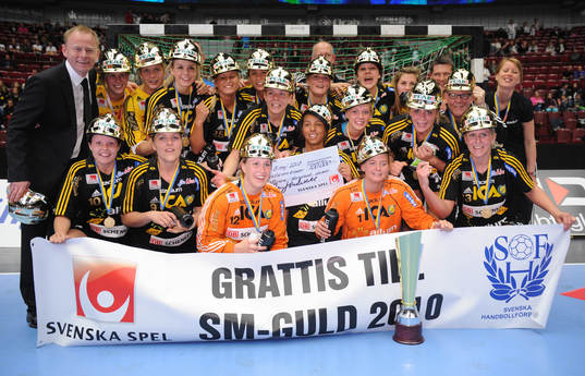 Svenska Mästare, SM-guld, lagbild, jubel, glädje, pokal