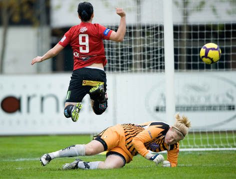 Antonia Göransson, Kristianstad nära överlista Thora