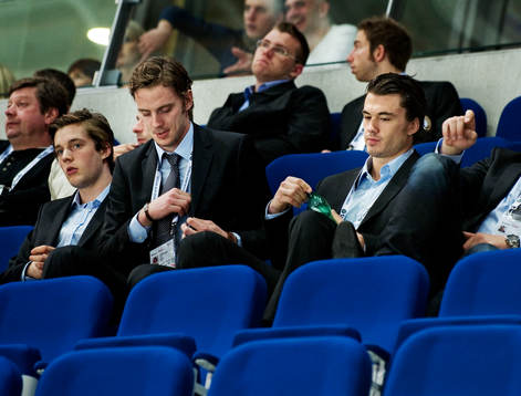 David Rundblad, Jonas Gustavsson och Jonathan Ericsson