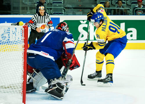 Magnus Pääjärvi Svensson, Sverige, oroar framför Eddy