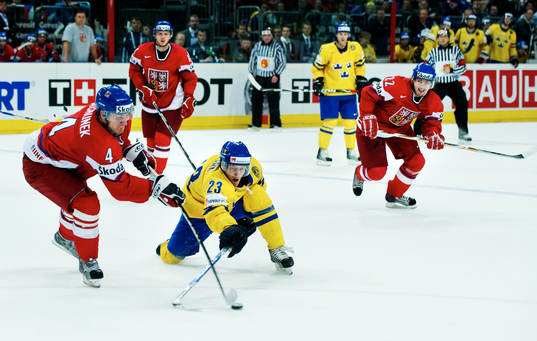 Karel Rachunek, Tjeckien och Linus Omark, Sverige