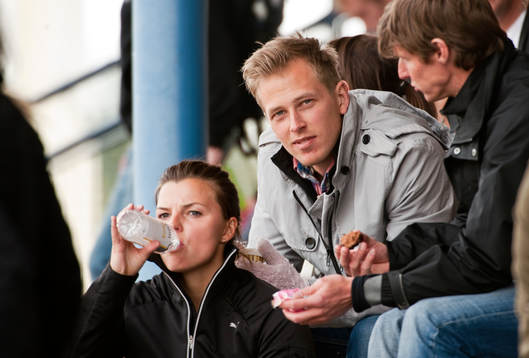 200m, Jenny Kallur och pojkvännen Henrik Olsson