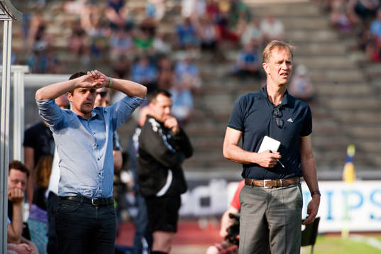 Carlos Banda och Lennart Wass, tränare