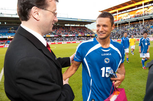 Sejad Salihovic, Bosnien matchens lirare
