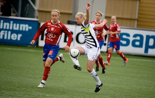 Sanna Talonen, Örebro och Amanda Ilestedt, LDB Malmö