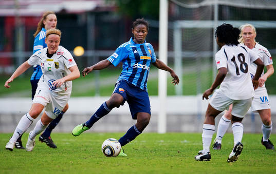 Fotboll, Svenska cupen, dam, kvartsfinal, Djurgården -