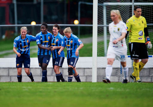 Fotboll, Svenska cupen, dam, kvartsfinal, Djurgården -