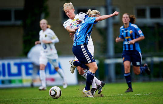 Fotboll, Svenska cupen, dam, kvartsfinal, Djurgården -