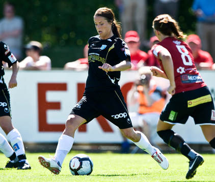 Fotboll, dam, damallsvenskan, Kristianstad - Kopparbergs /