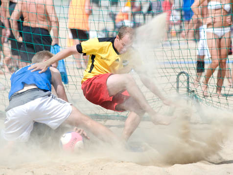 Fotboll, beachfotboll, stadskamp, Köpenhamn - IFK