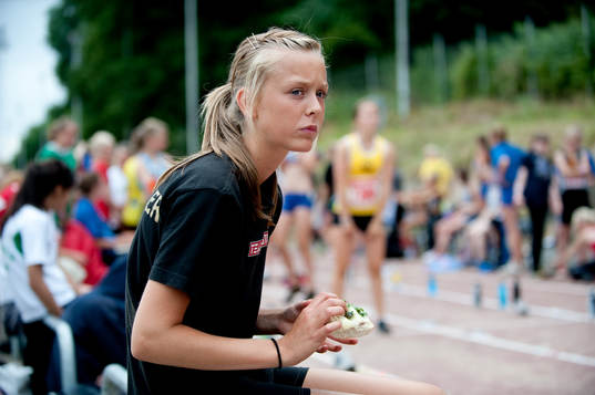 Längdhopp, fika, paus