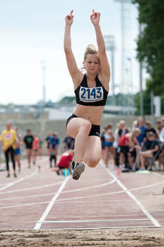 Anna Myhrman, Göteborgs KIK, längdhopp