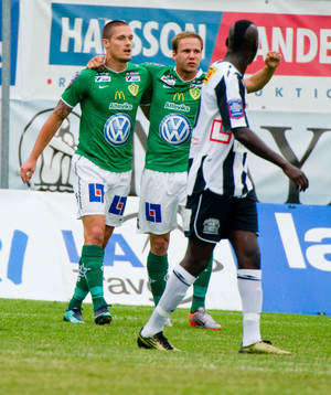 Pär Cederqvist, Jönköping gjorde 2 mål i första