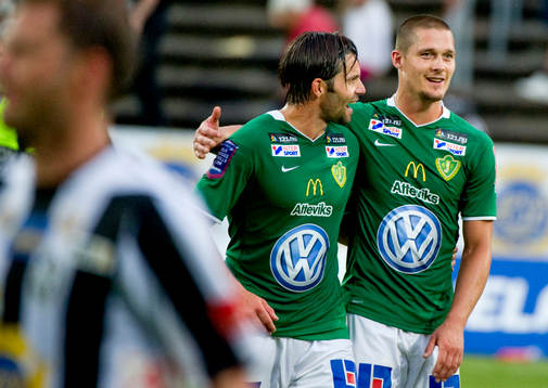 Tomas Backman och Pär Cederqvist, Jönköping jubel