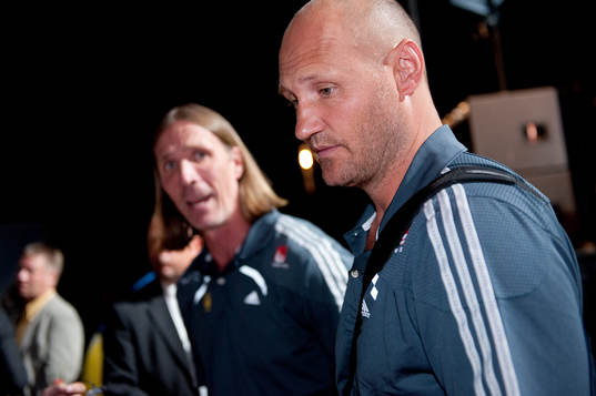 Förbundskaptenerna Staffan Olsson och Ola Lindgren