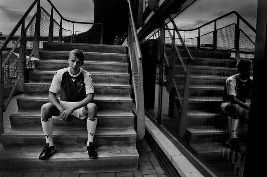 Pontus Wernbloom inne på arenan Az Stadion