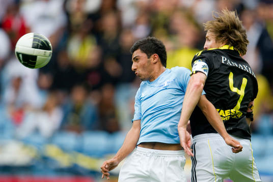 Jiloan Hamad, Malmö och Nils-Eric Johansson, AIK