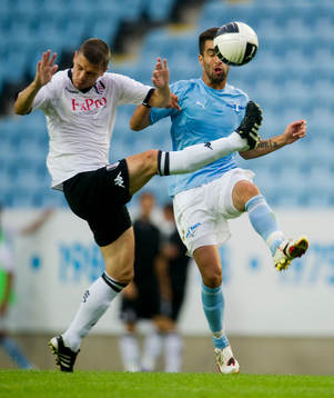 Jimy Durmaz, Malmö och Chris Baird, Fulham