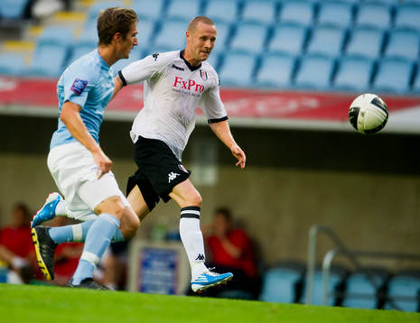 Dardan Rexhepi, malmö, och Fredrik Stoor, Fulham