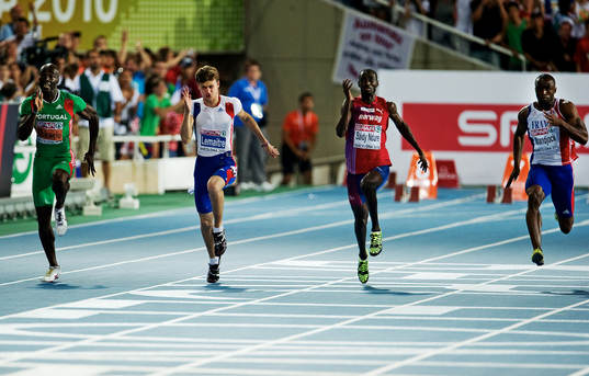 Francis Obikwelu, Portugal, Christophe Lemaitre, Frankrike,