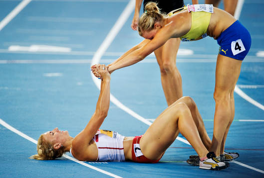 Karolina Tyminska, Polen, och Jessica Samuelsson, Sverige