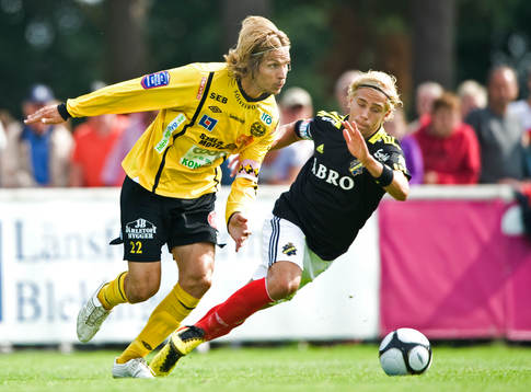 Tobias Grahn, Mjällby och Pontus Engblom, AIK