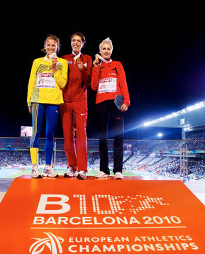 Emma Green, Sverige, tog EM-silver