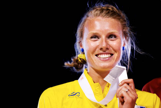 Emma Green, Sverige, tog EM-silver