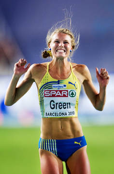 Emma Green, Sverige, jubel