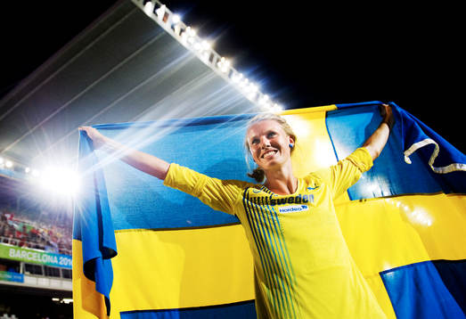 Emma Green, Sverige, tog EM-silver