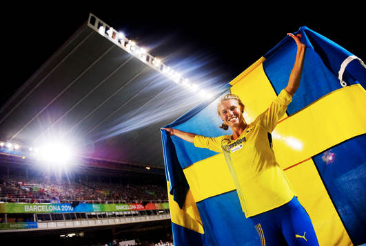 Emma Green, Sverige, tog EM-silver
