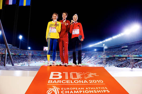 Emma Green, Sverige, tog EM-silver