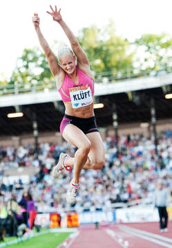 Carolina Klüft, Sverige