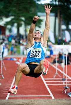 Längdhopp. Mattias Sunneborn