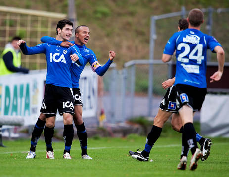 Marcus Olsson, Halmstad. Jubel