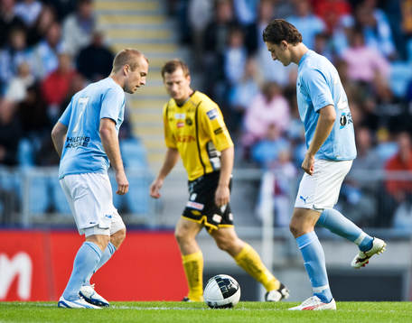 Daniel Larsson och Agon Mehmeti, Malmö